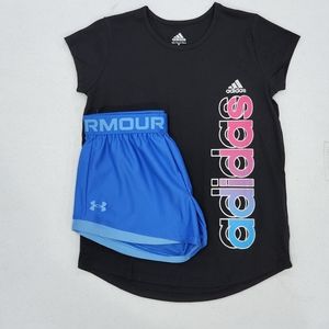 🆕️ Adidas Tee & Under Armour Short